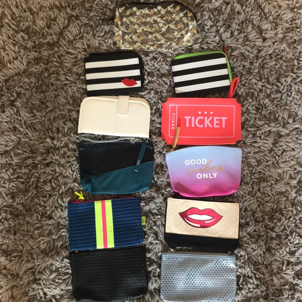 Makeup bags/wallets